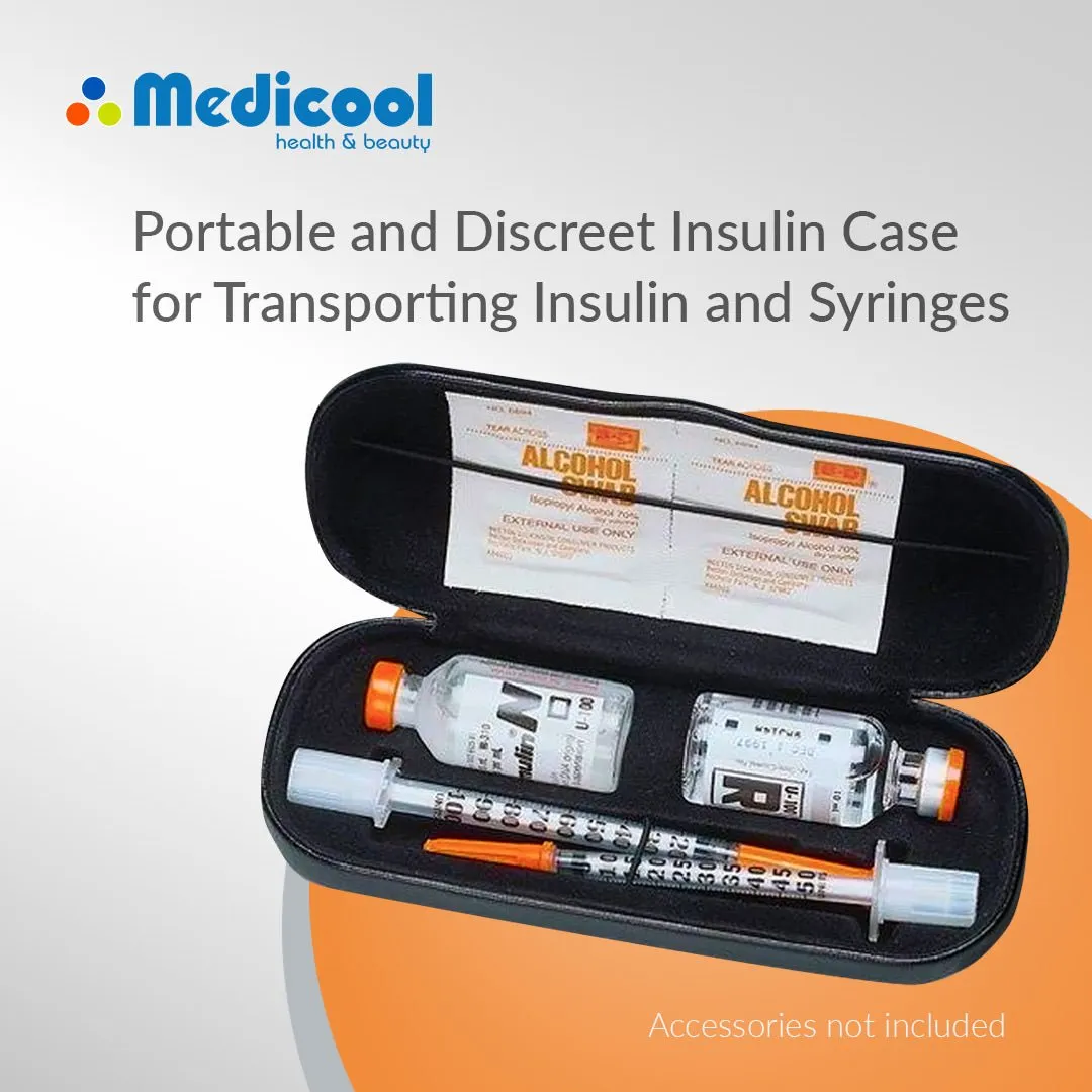 Medicool D.I. Case Black Medi-Clip Set Diabetes