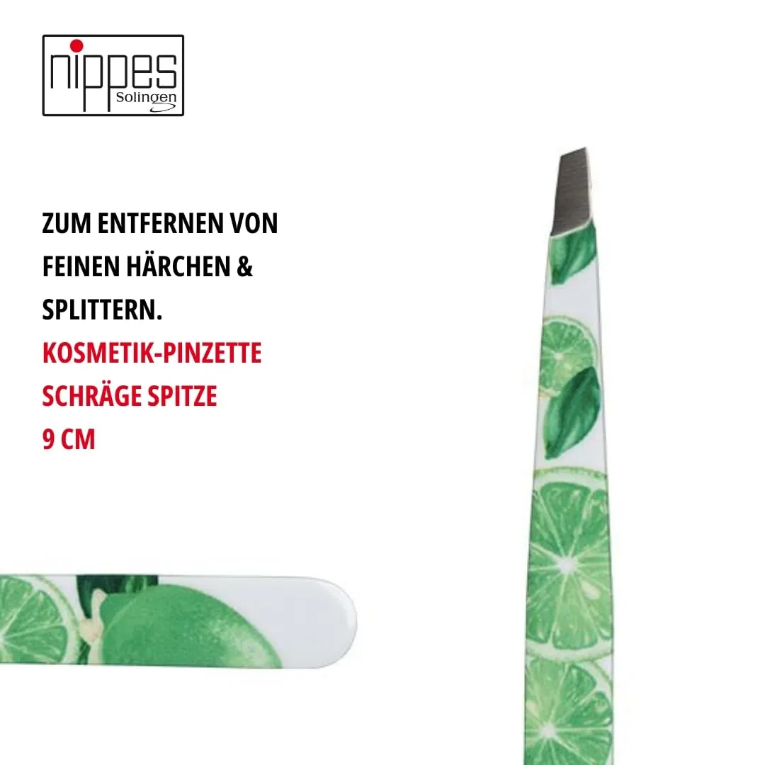 Nippes Solingen Citrus Limette Pinzette schräg 9cm bunt