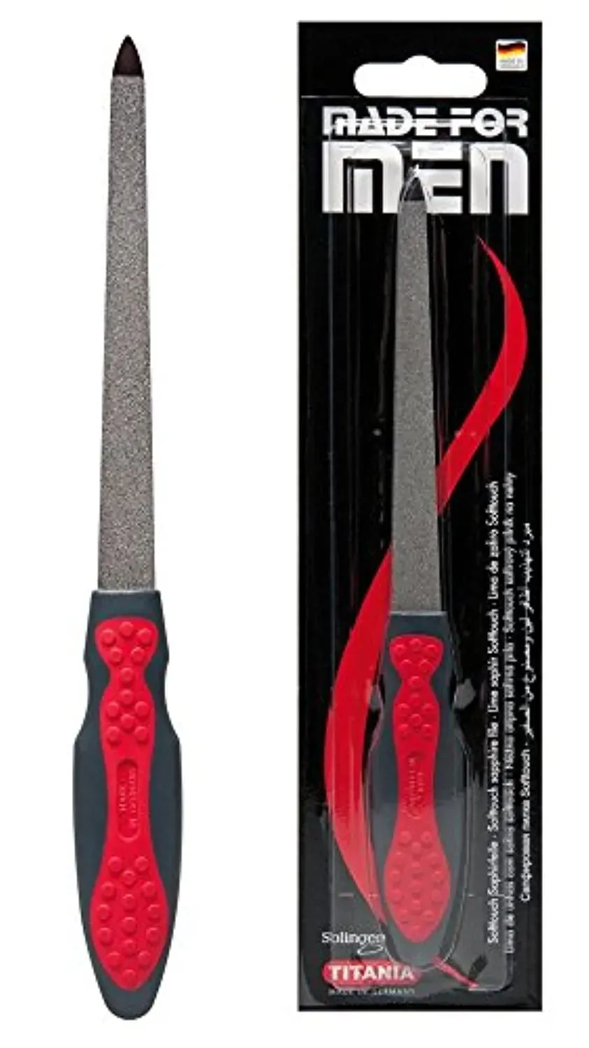 Titania Softtouch Saphir-Nagelfeile 20 cm Blister fein