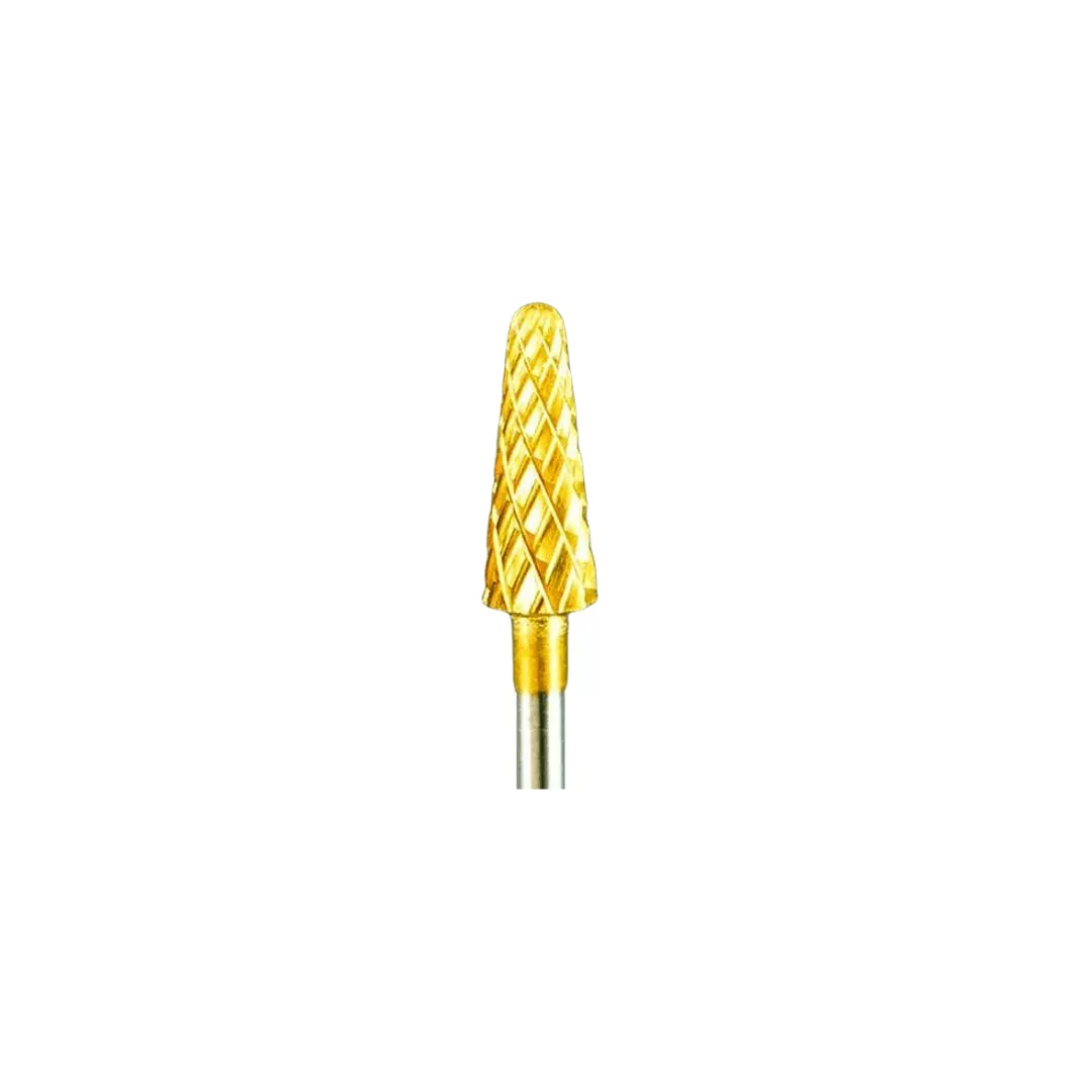 Medicool Pro Bits CC3 Gold Hartmetall Nagelfräser Single Kegel