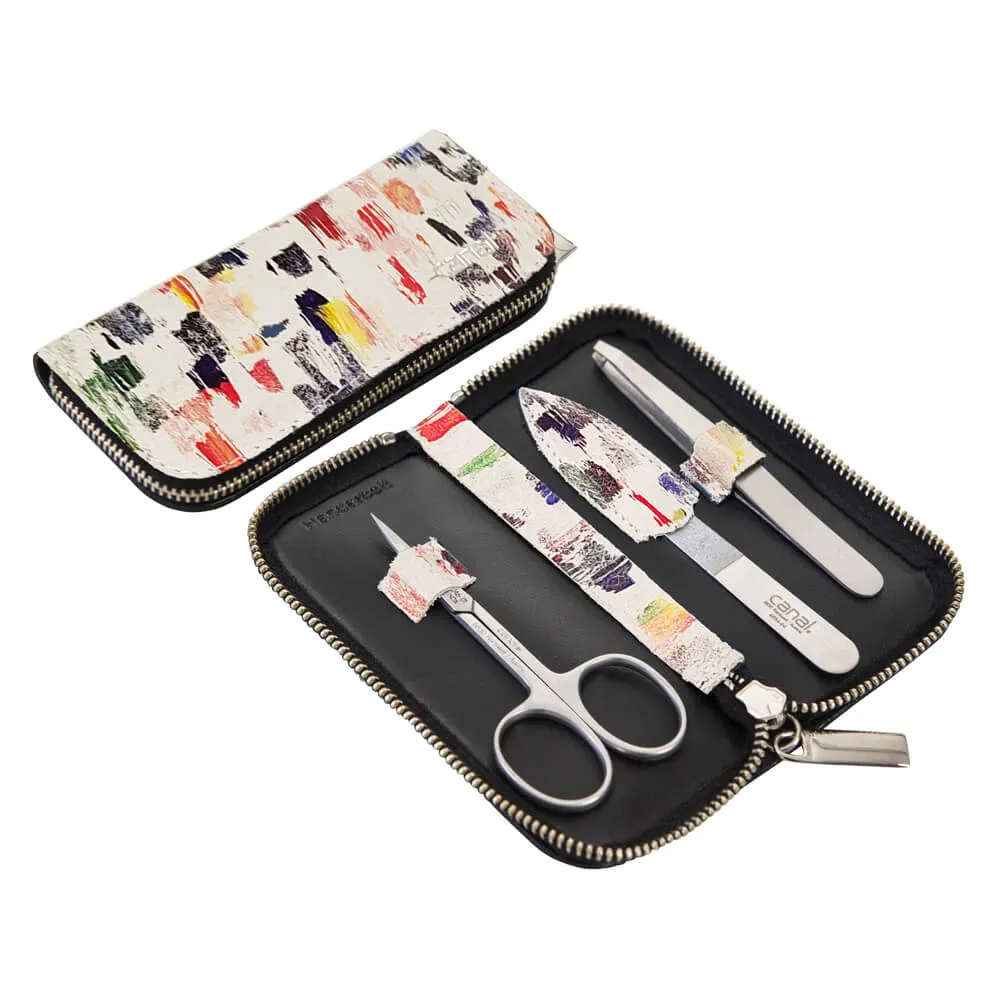 Canal Maniküre-Set Leder 3-teilig Rindsleder kompakt