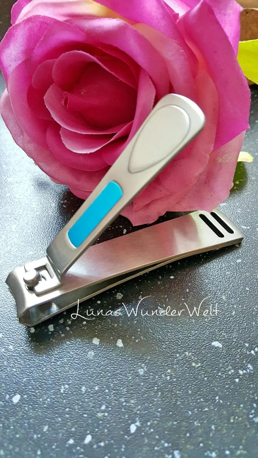 K-Pro Nagelknipser Edelstahl gebogen 8,5 cm mit Feile