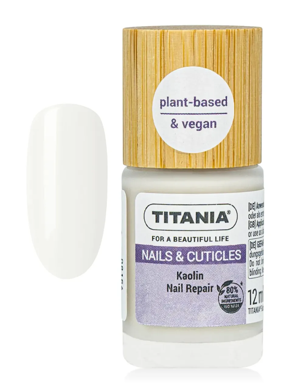 Titania Kaolin Nail Repair Nagellack 12 ml für brüchige Nägel