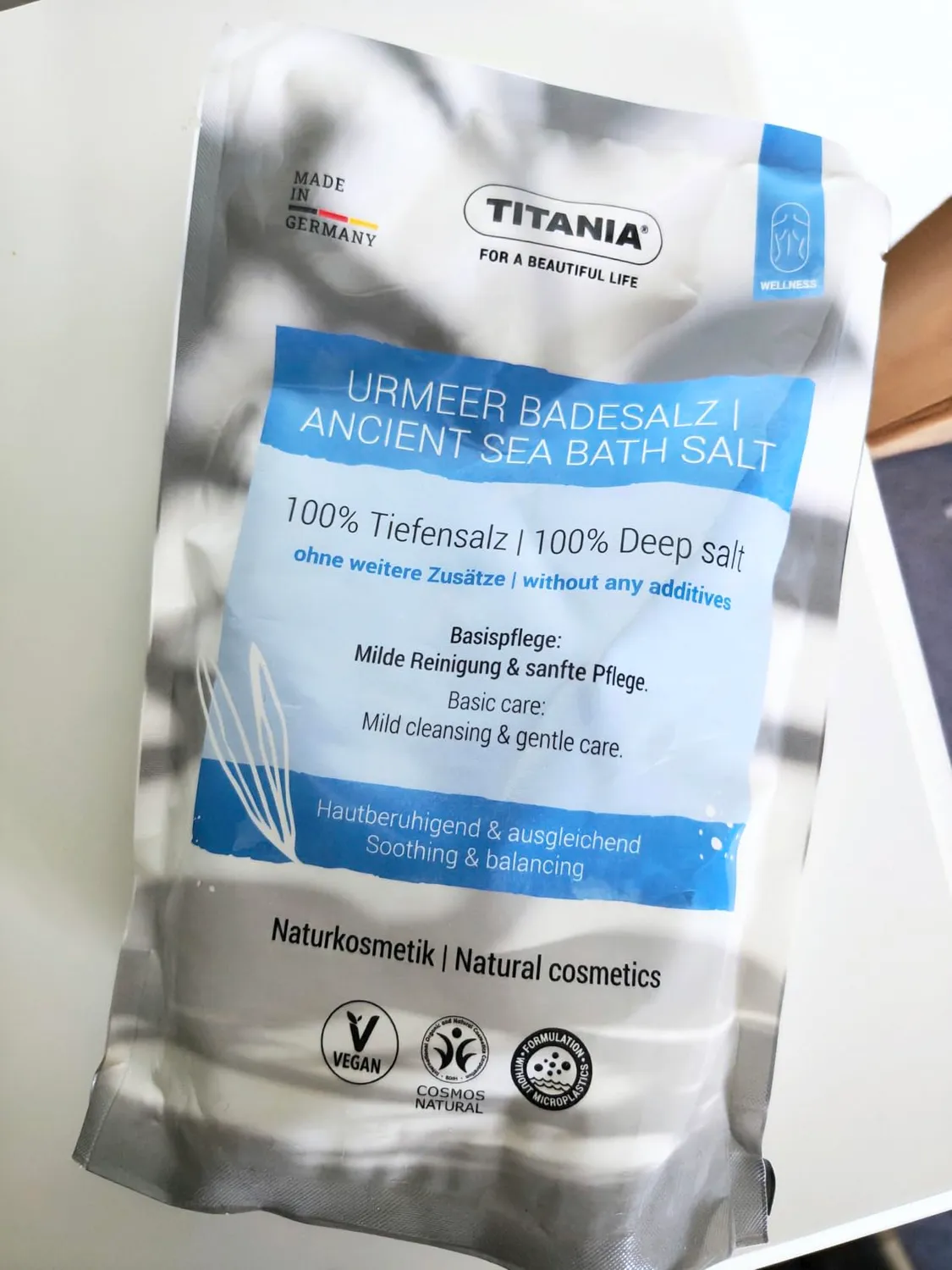 Titania Urmeer Badesalz 450 g Tiefensalz pur