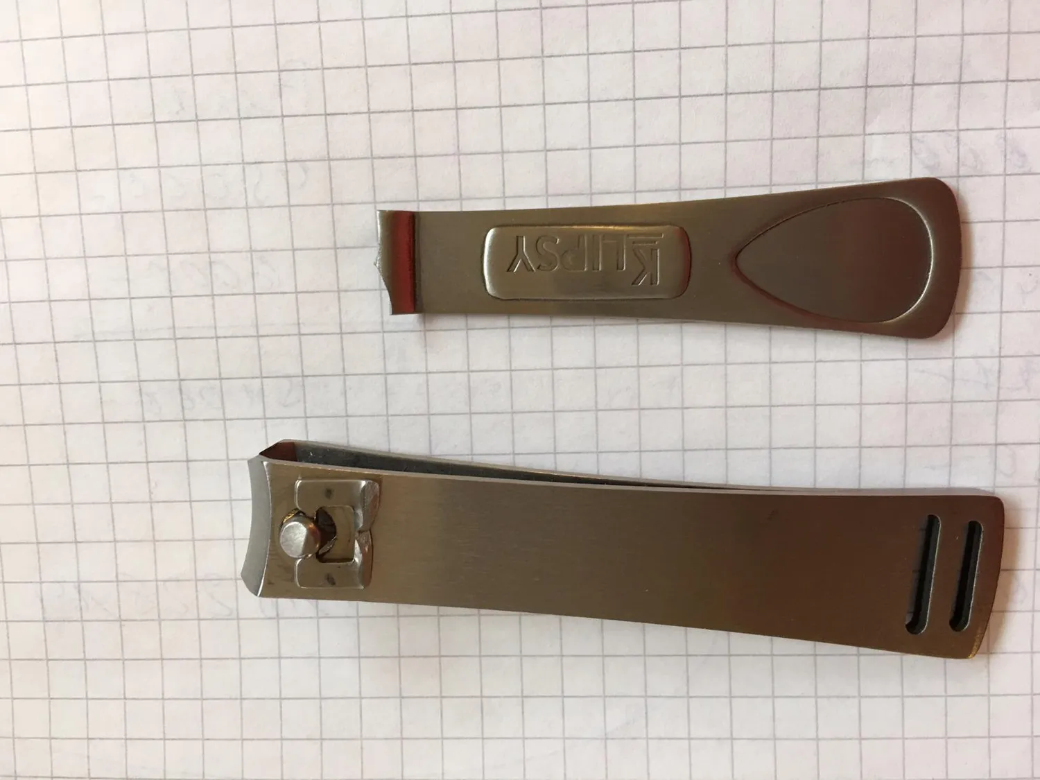 K-Pro Nagelknipser Edelstahl gebogen 8,5 cm mit Feile