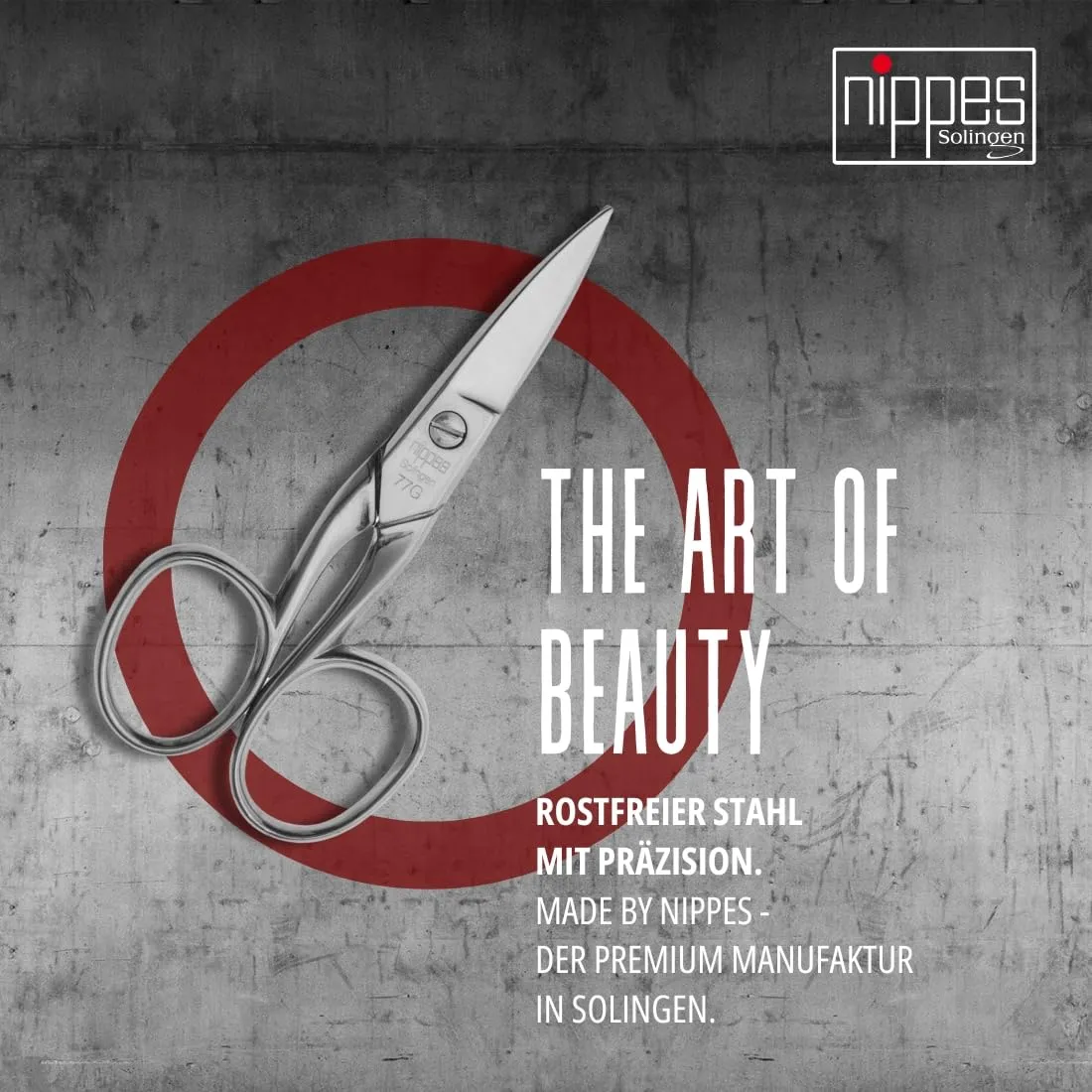 Nippes Solingen Classic Fußnagelschere 9 cm gerade
