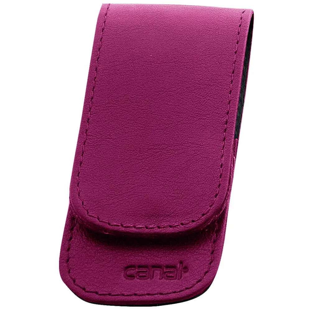 Canal Reise-Etui Leder leer blau