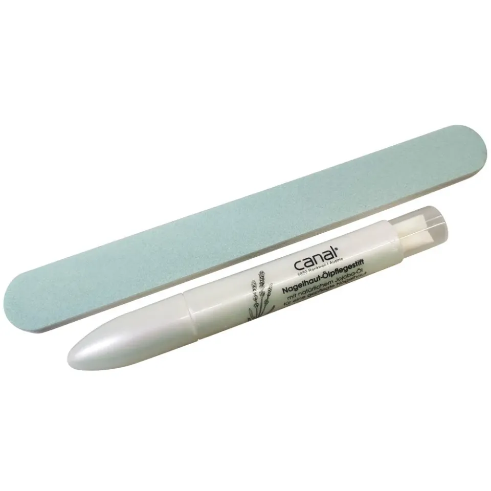 Canal Instrumente 4070-04 Nagelpflegeset 2-teilig mit Jojoba-Öl