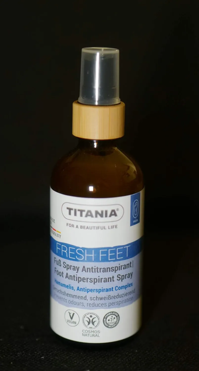 Titania Fußspray Antitranspirant 100 ml ohne Alkohol