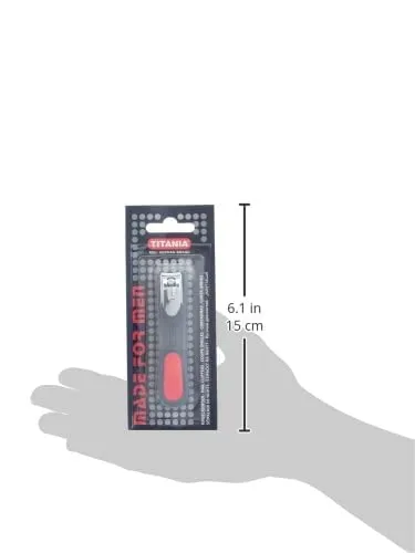 Titania Softtouch Fußnagelknipser groß verchromt 9 cm