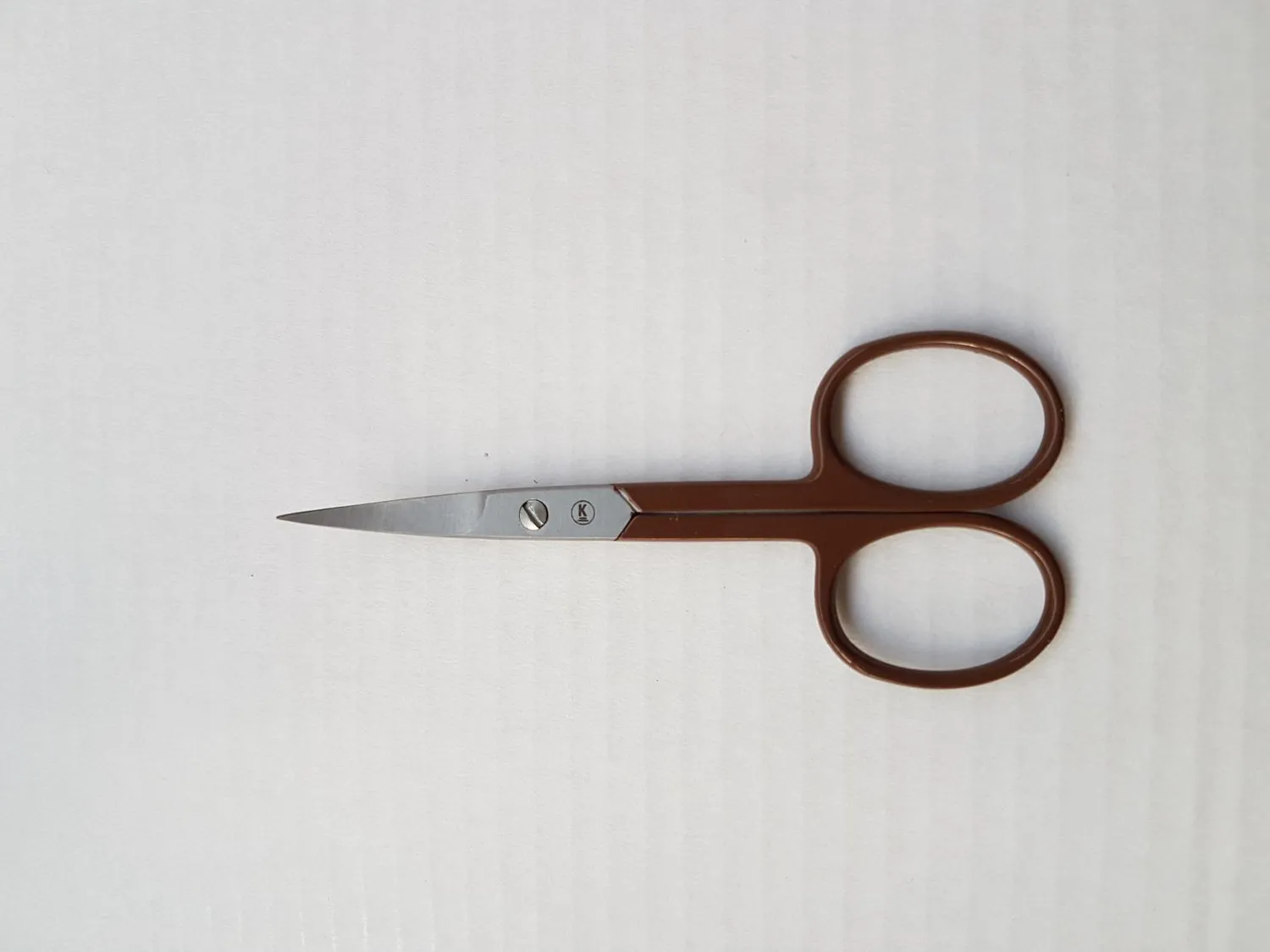 K-Pro Nagelschere Gebogen Spitz Edelstahl Schwarz 10,4 cm