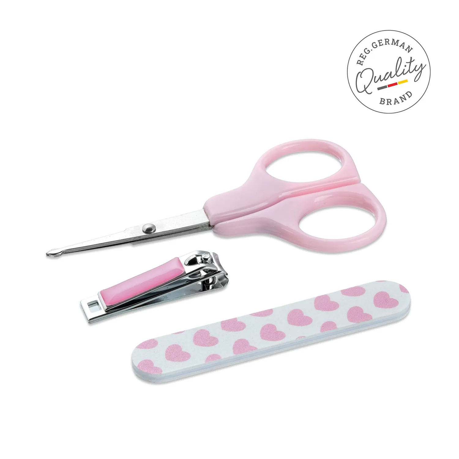 Titania Baby Maniküreset 3-teilig Pink Babynägel