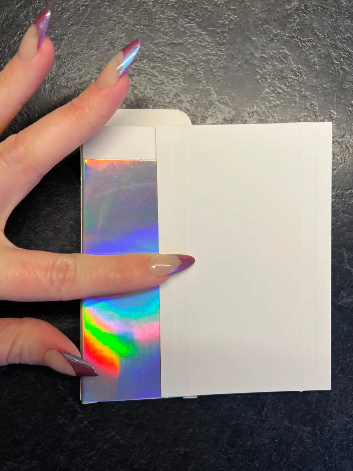 Noverlife Nagelbox Holografisch Fenster 30er Set Karten