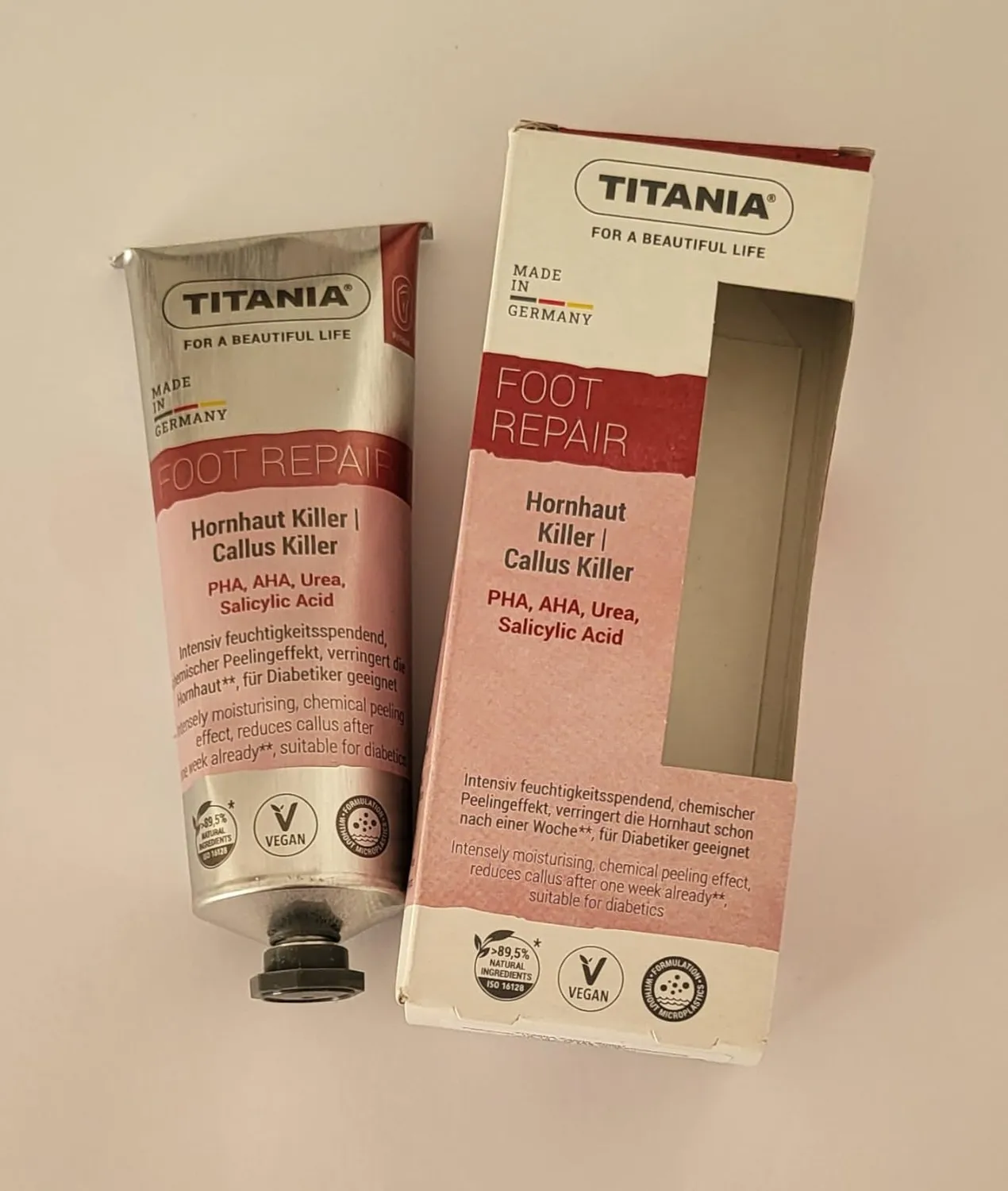Titania Hornhaut Killer Fußcreme 75 ml Urea Peeling