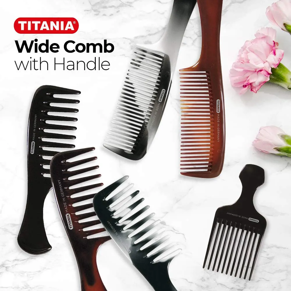 Titania Breitkamm mit Griff Entwirrkamm 21 cm