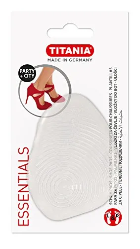 Titania Schuh Pads Gel-Einlage Transparent 1 Paar High Heels