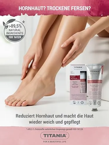 Titania Hornhaut Killer Fußcreme 75 ml Urea Peeling