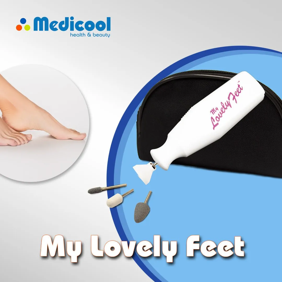 Medicool My Lovely Feet Nagelfräser Set Batterie Hornhaut