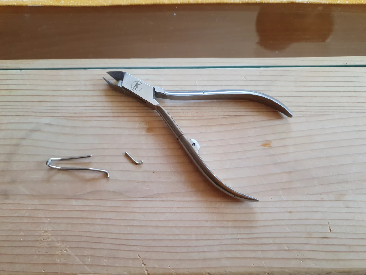 K-Pro Nagelhautzange Edelstahl 0,8 cm Schneide Maniküre
