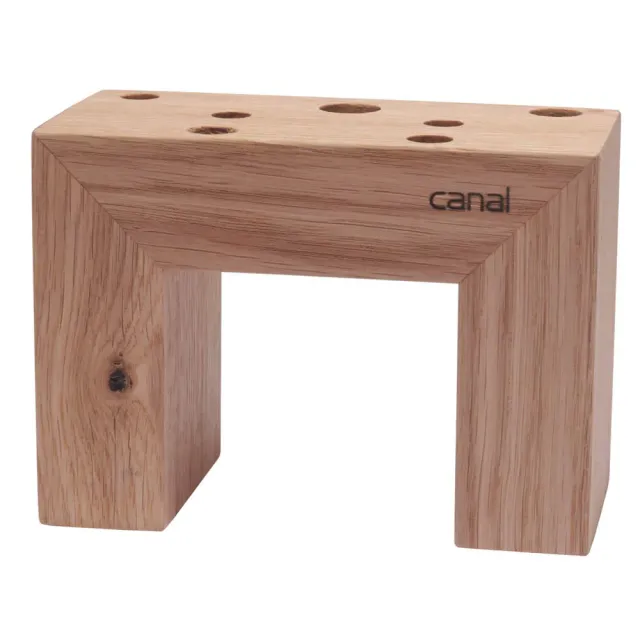 Canal Instrumente Eiche Maniküre-Set groß unbestückt Holzblock