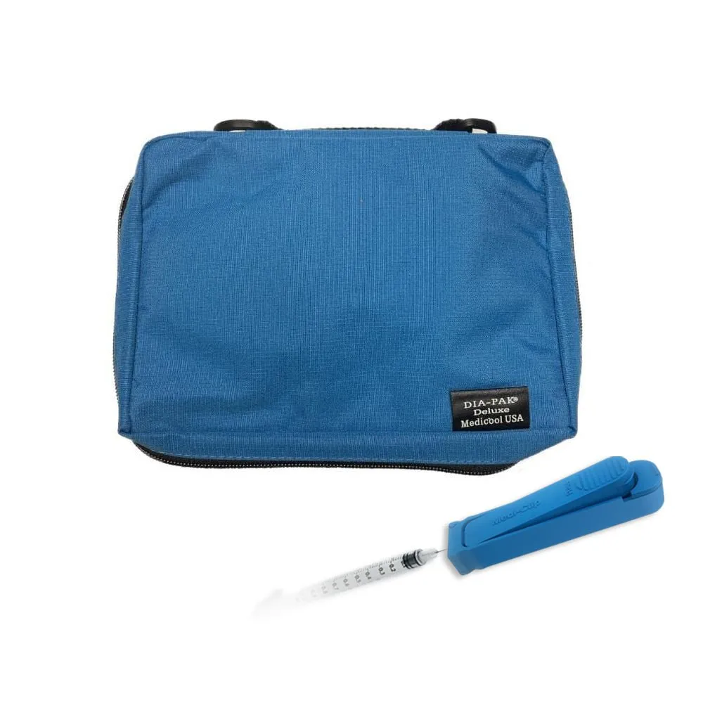 Medicool Dia-Pak Deluxe Organizer Set schwarz mit MediClip