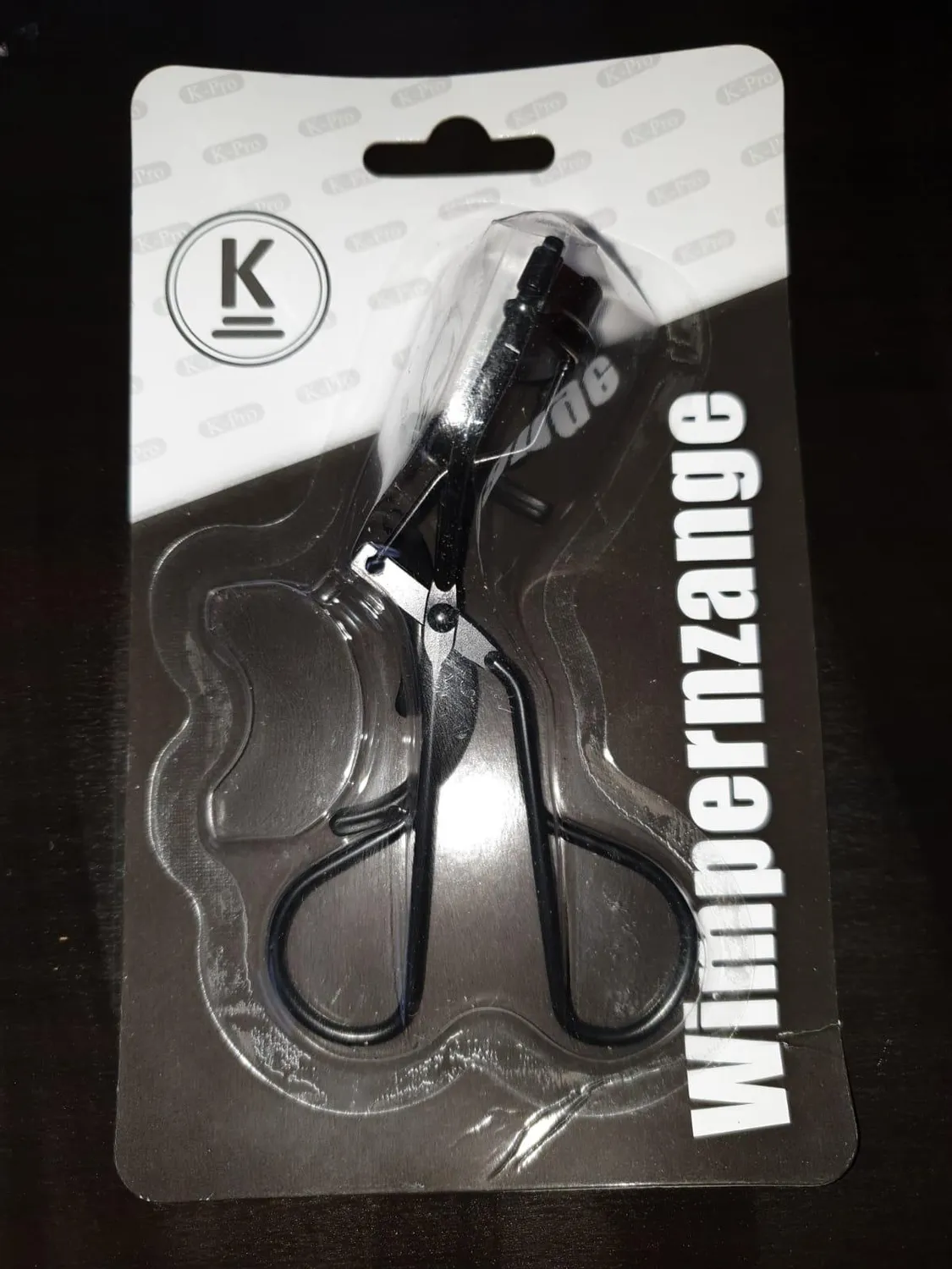 K-Pro Wimpernzange Edelstahl Lash Curler mit 3 Pads