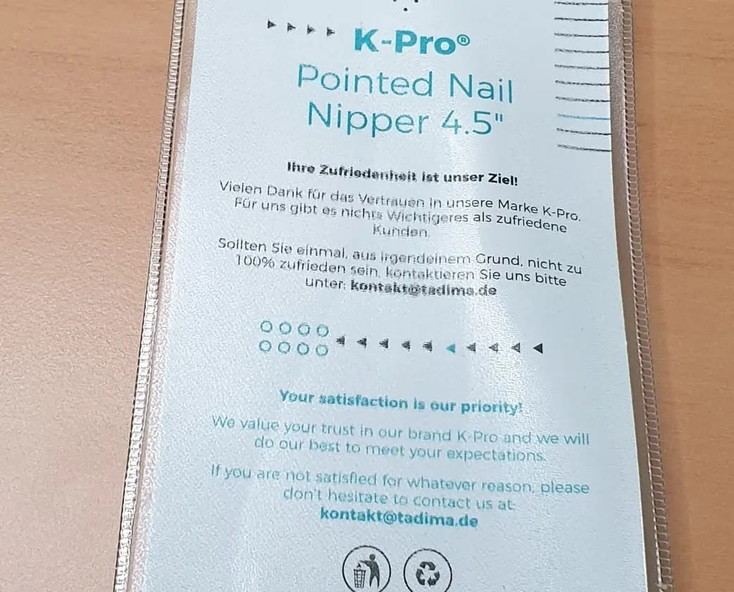 K-Pro Nagelzange Eckenzange 12 cm Edelstahl für Fußnägel