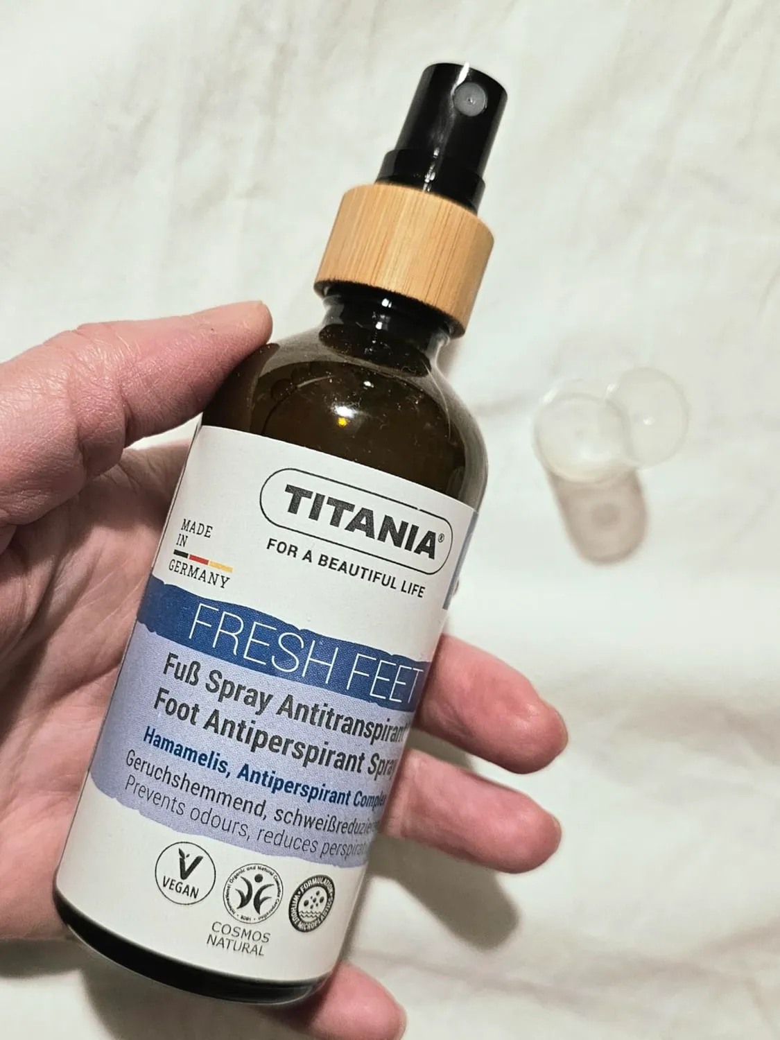 Titania Fußspray Antitranspirant 100 ml ohne Alkohol