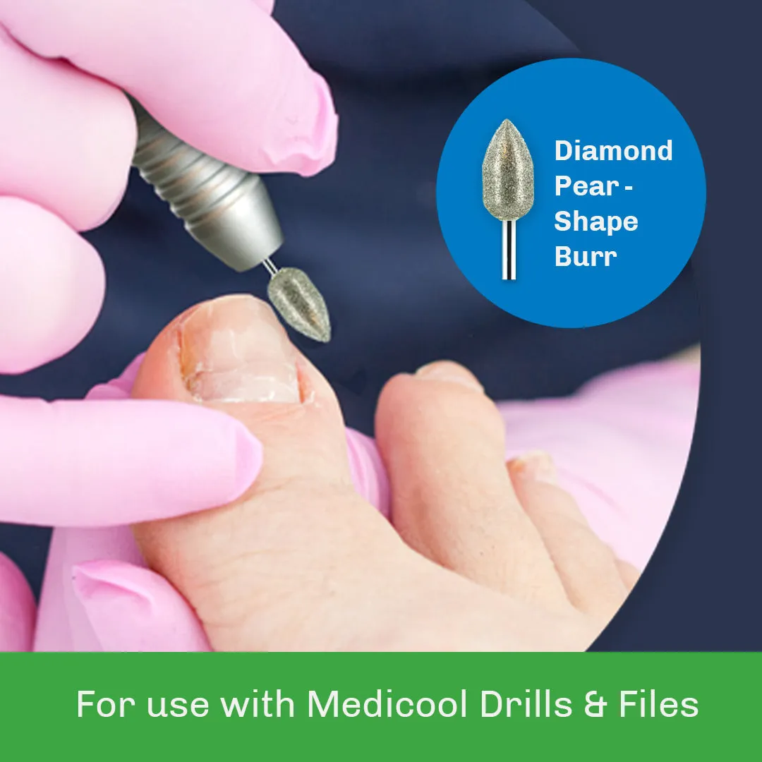 Medicool Pro Bits Diamant Fräser-Set Kit 1 Podologie 6tlg