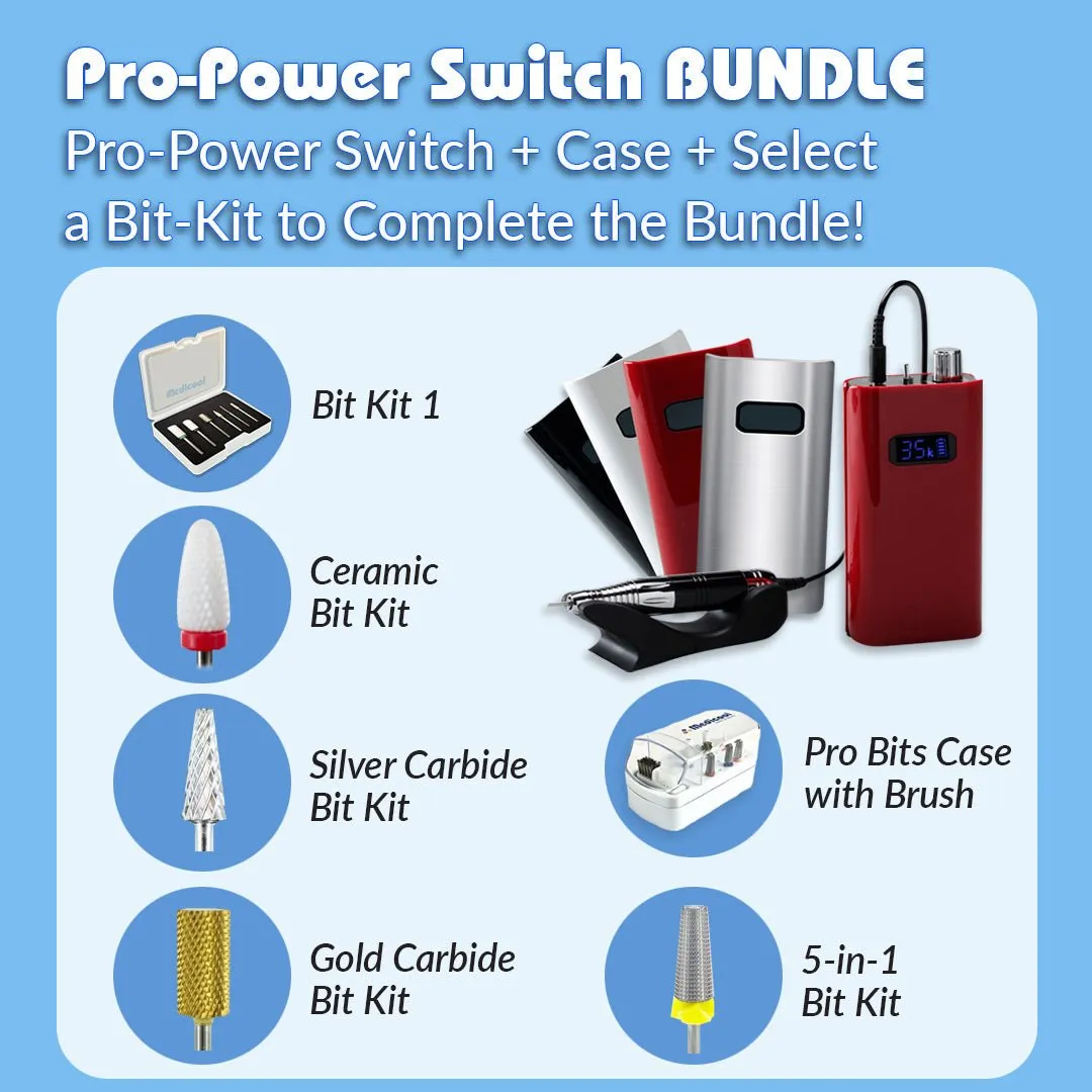 Medicool Pro Power Switch Akkufräser Bit Kit 1 Set