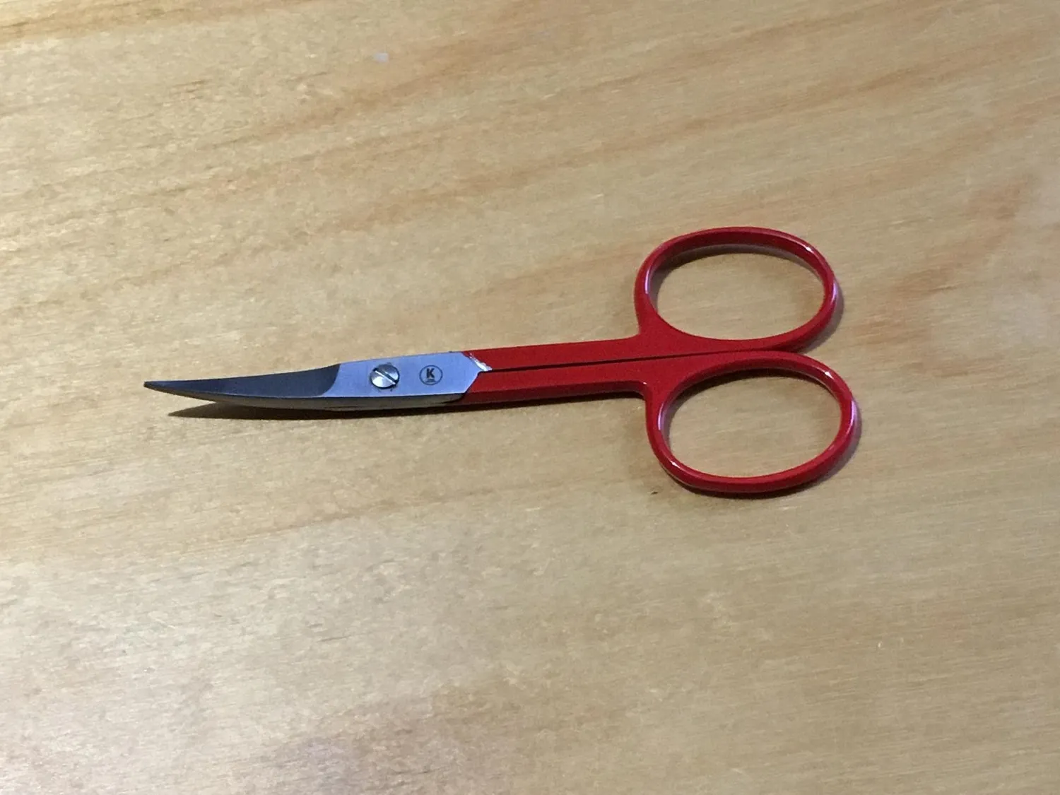 K-Pro Nagelschere gebogen spitz Maniküre-Schere 10,4 cm
