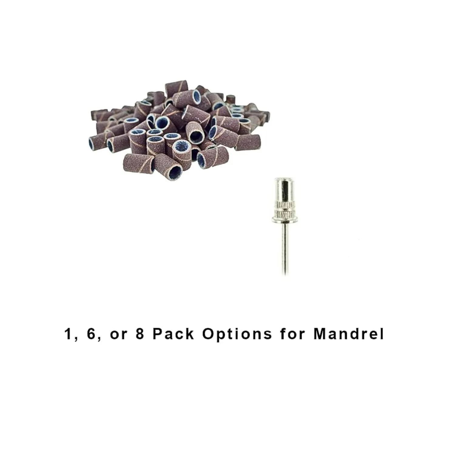 Medicool Pro Bits Schleifbänder Rot Mandrel-Set Podologie