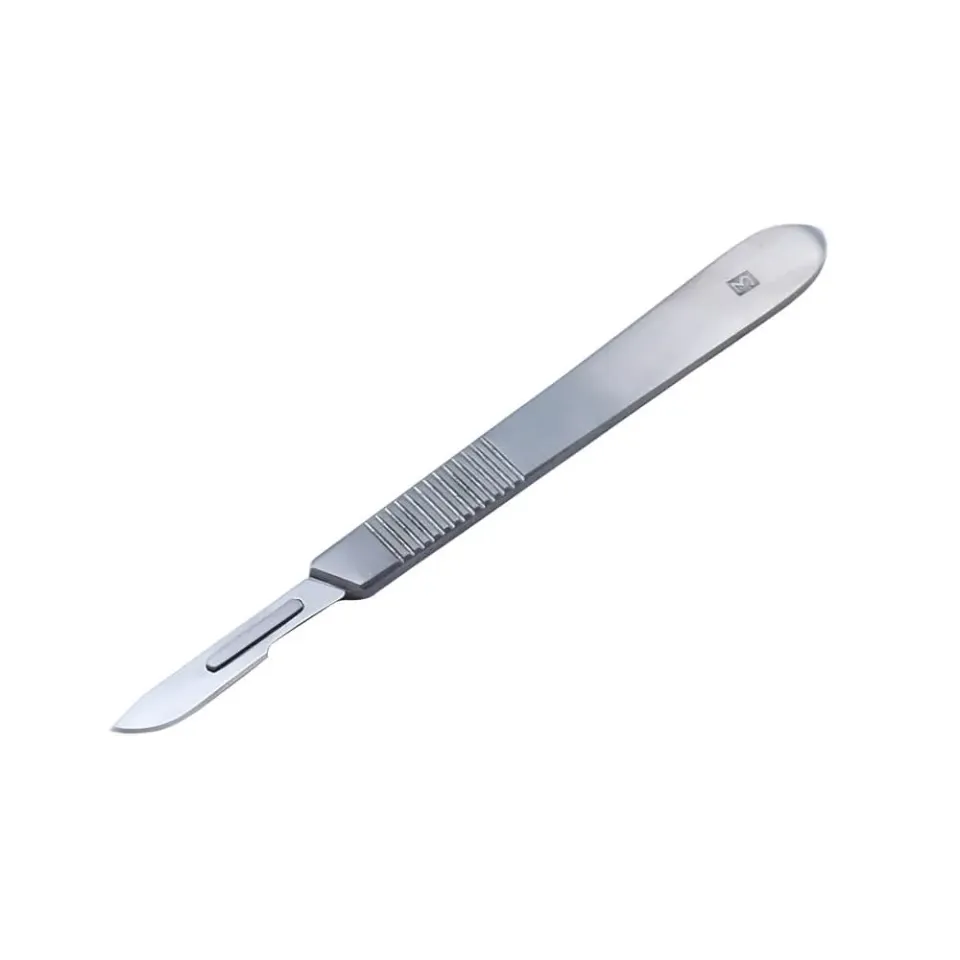 Canal Skalpellhalter rostfrei mit Klinge Nr. 10 12 cm