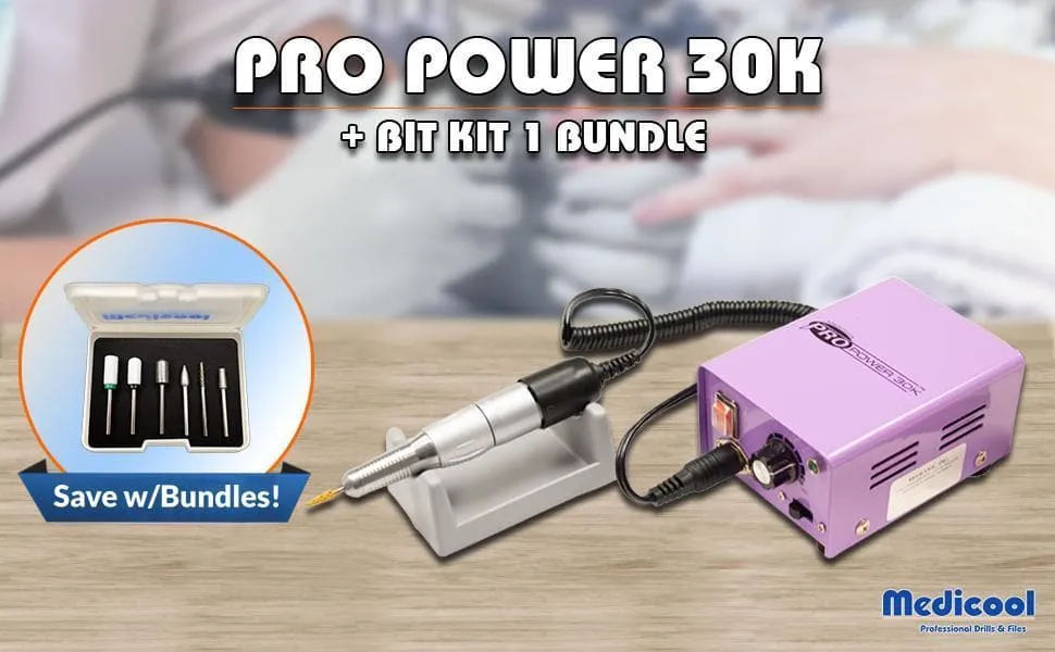 Medicool Pro Power 30K Fräser Bit Kit 1 lila