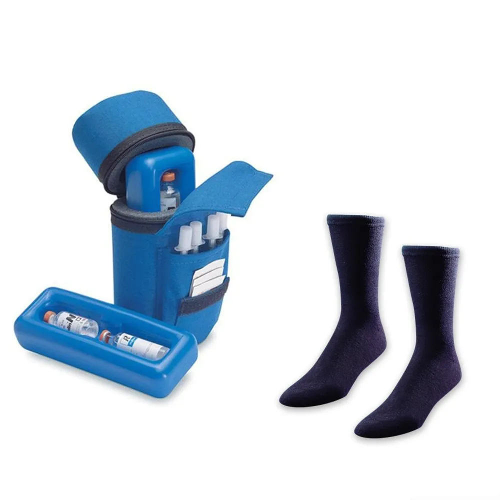 Medicool Insulin Protector Kühltasche Socken Set