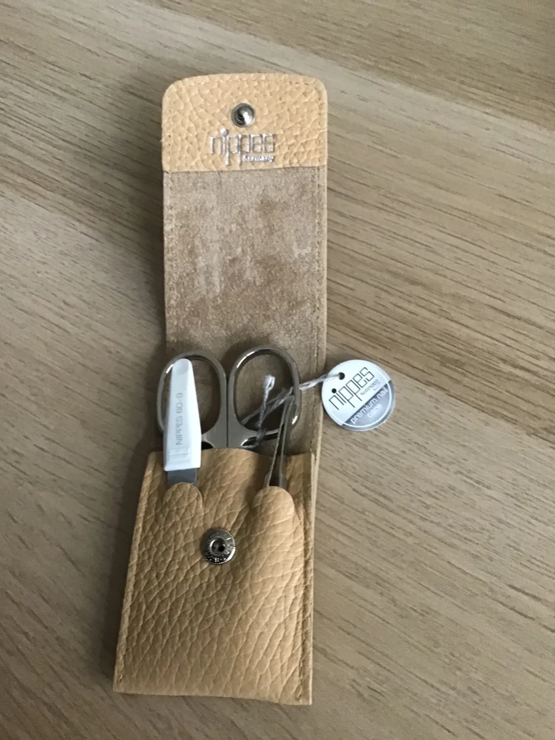 Nippes Solingen Premium Line Gap Maniküre Set 7-teilig beige
