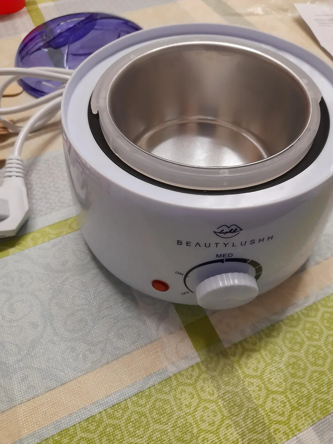 Beautylushh Warmwachsgerät Haarentfernung Set 8850