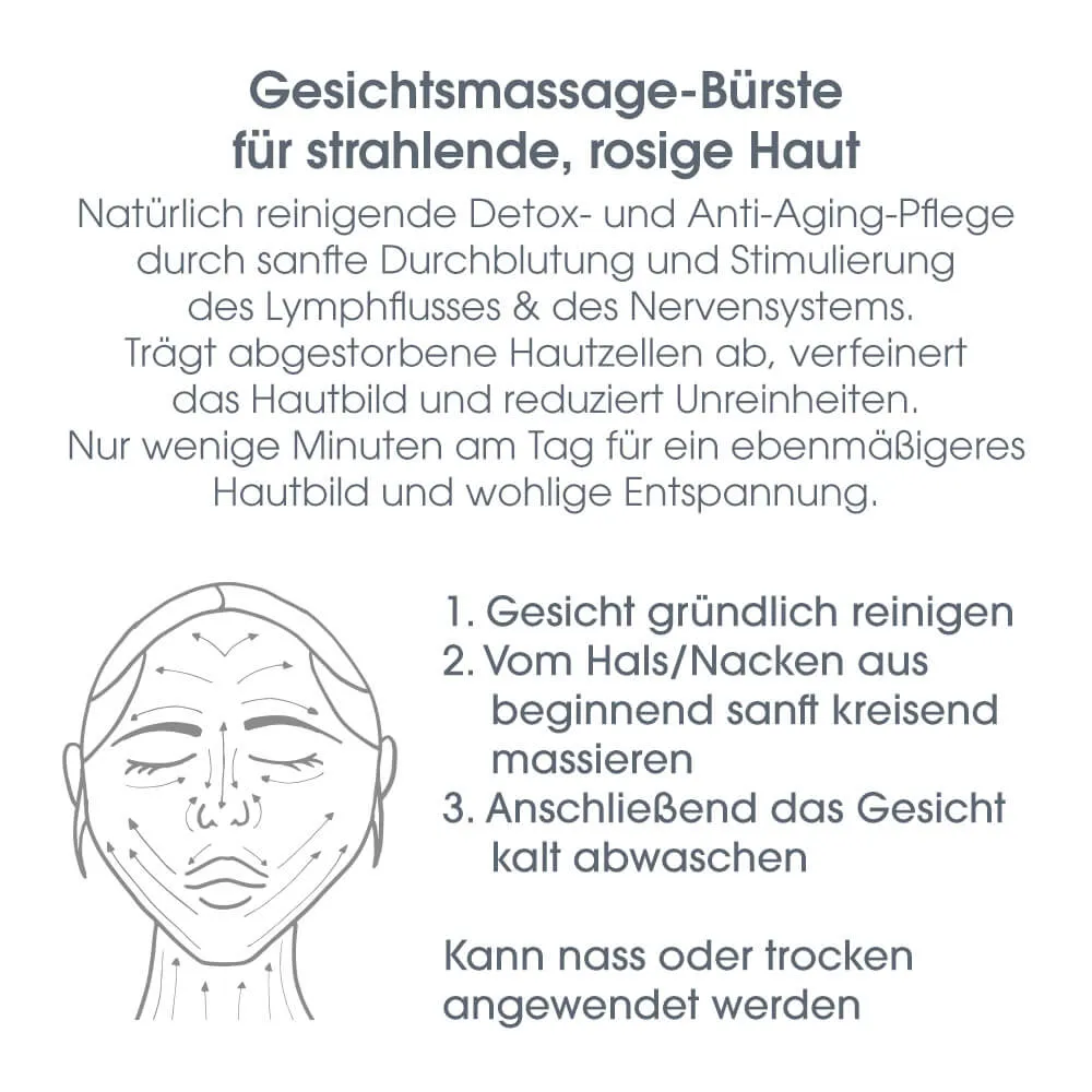 Canal Instrumente 9459 Gesichtsbürste Mähnenhaar Holz