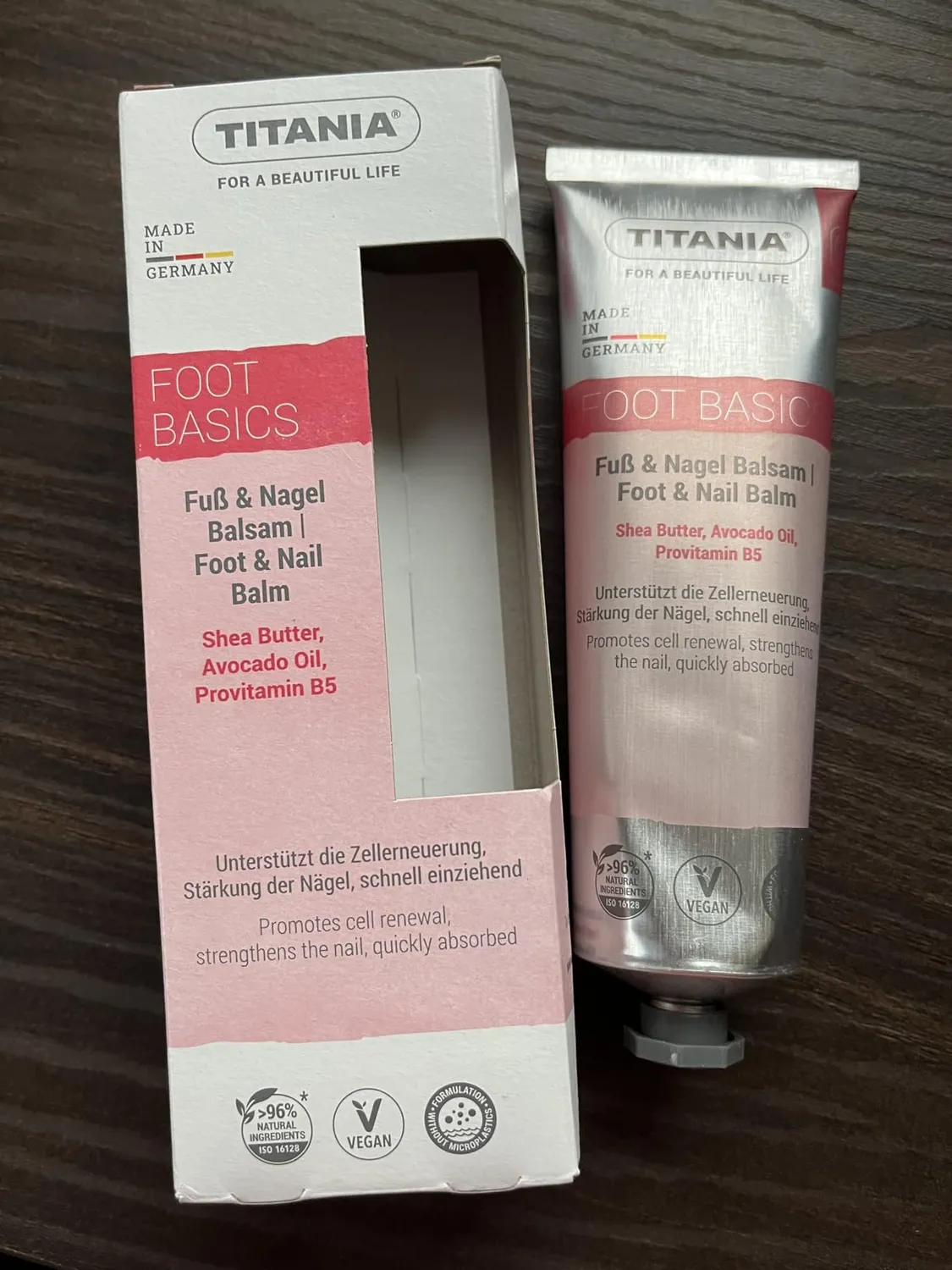 Titania Fuß- & Nagel Balsam 100 ml Sheabutter Biotin vegan