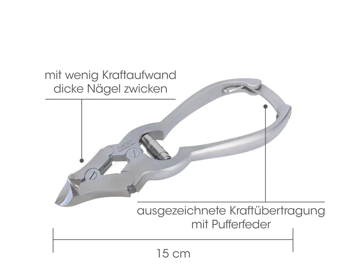 Canal Kopfschneider Zange 15 cm rostfrei Übersetzung