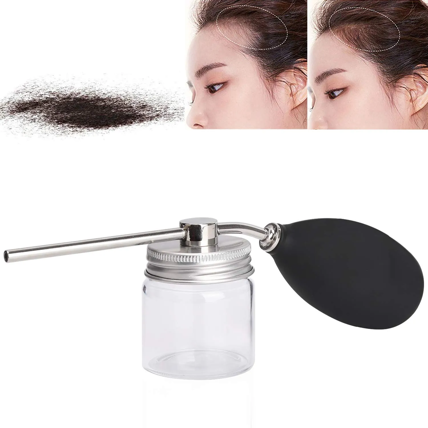 Noverlife Puder-Sprayflasche Friseur Pumpzerstäuber