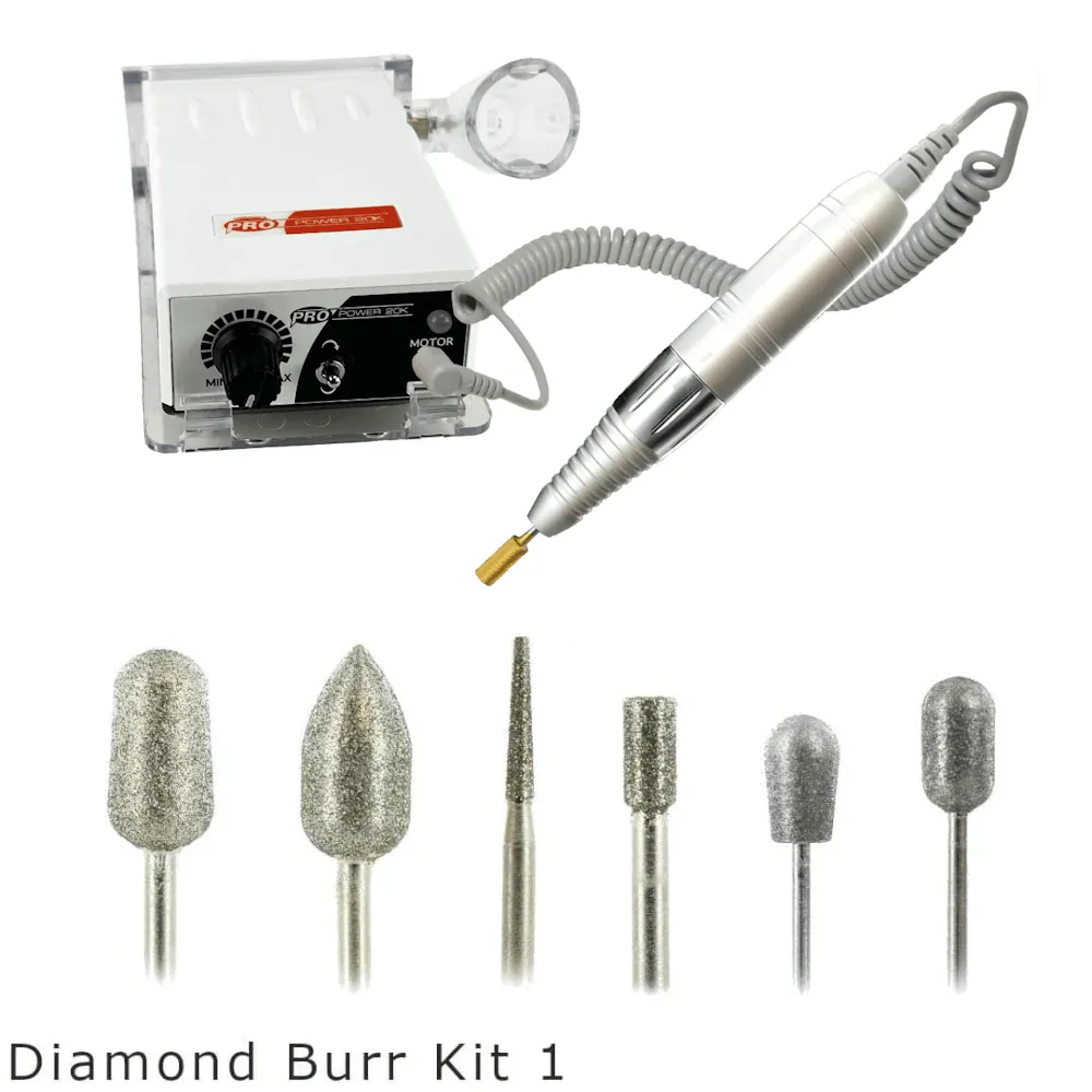 Medicool Pro Power 20K Podologiefräser Silber mit Set