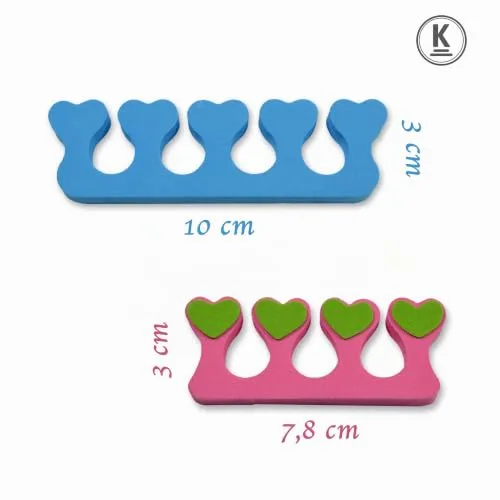 K-Pro Zehenspreizer & Fingerspreizer Set Schaumstoff 8 Stück weich