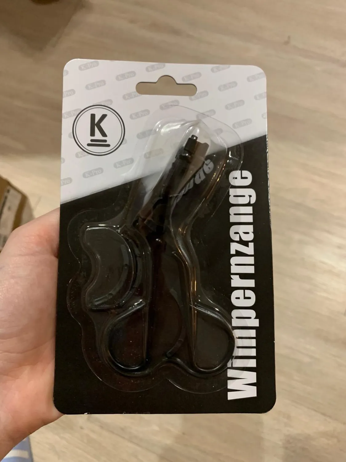 K-Pro Wimpernzange Edelstahl Lash Curler mit 3 Pads