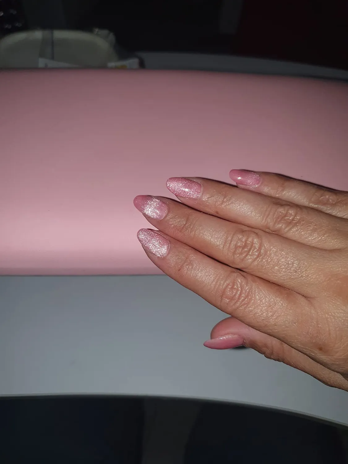 Noverlife Nagel-Armauflage Handkissen pink Mikrofaser 50cm