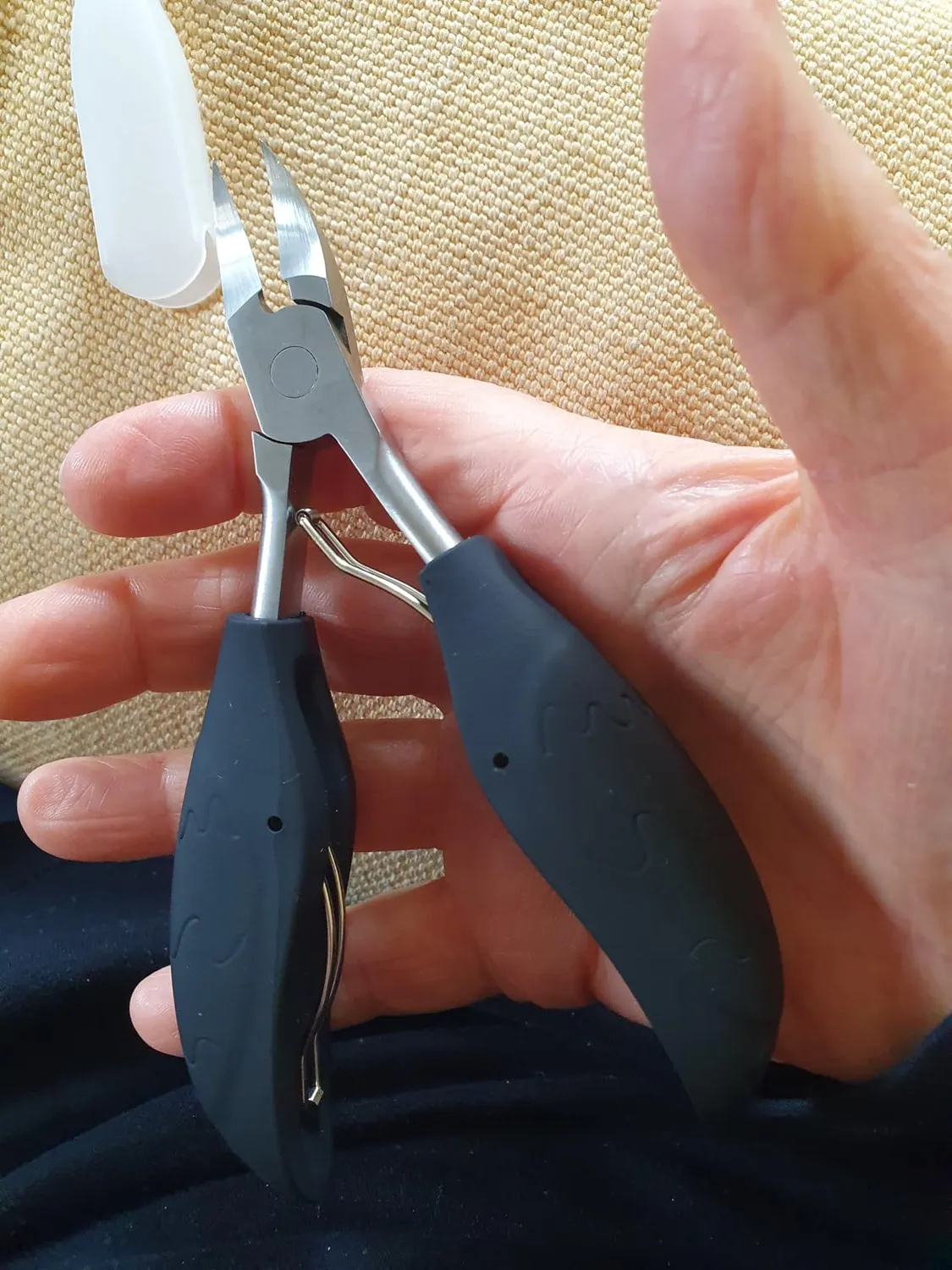 INXEN Profi Nagelzange Nagelknipser Edelstahl Flügelgriff