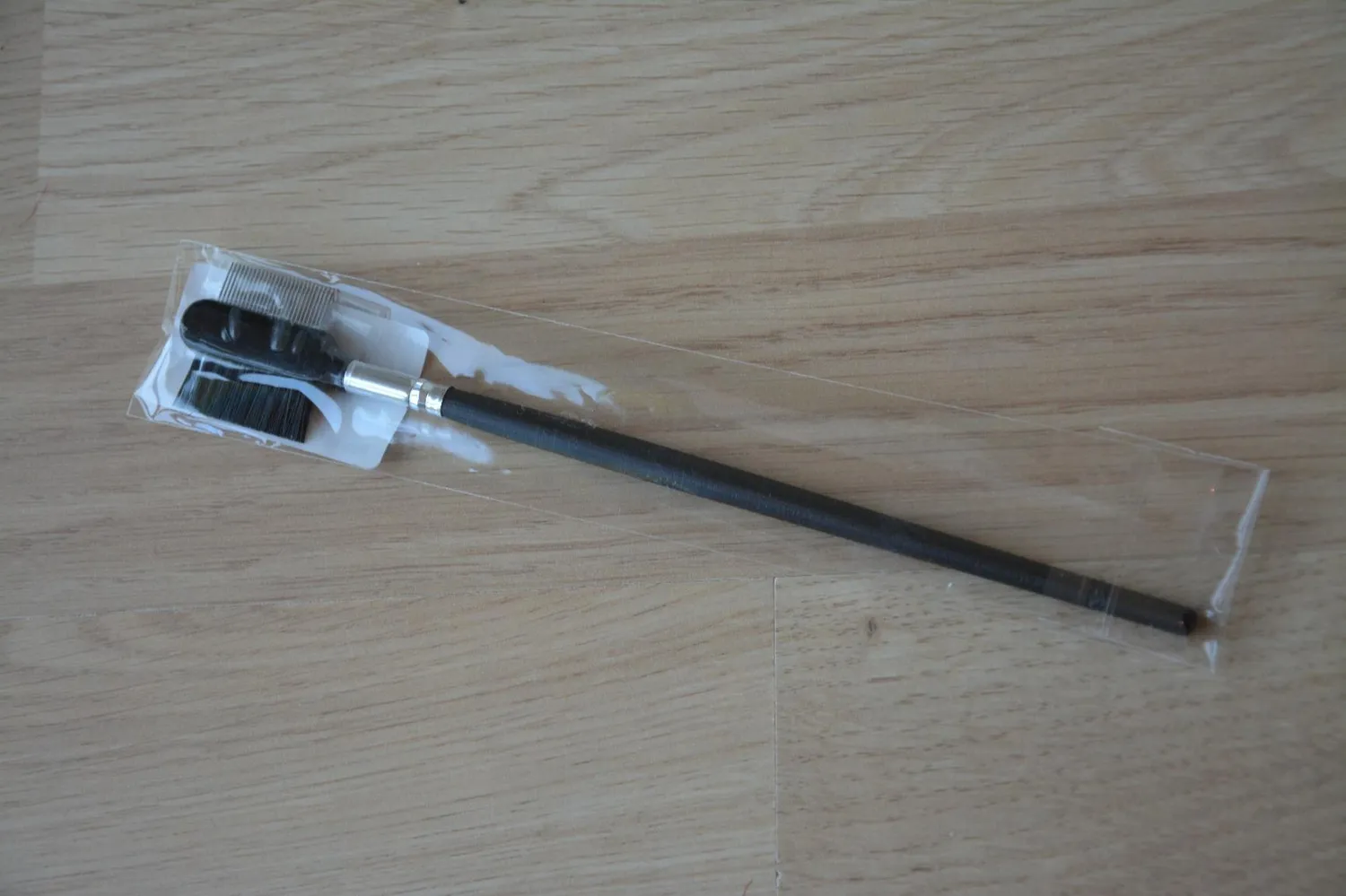 K-Pro 2-in-1 Augenbrauenbürste Wimpernkamm Metall Stylingtool