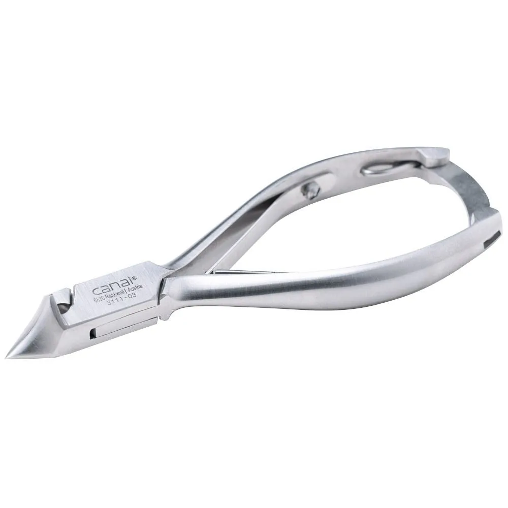 Canal Instrumente Kopfschneider Nagelzange 14 cm zwei Spitzen rostfrei