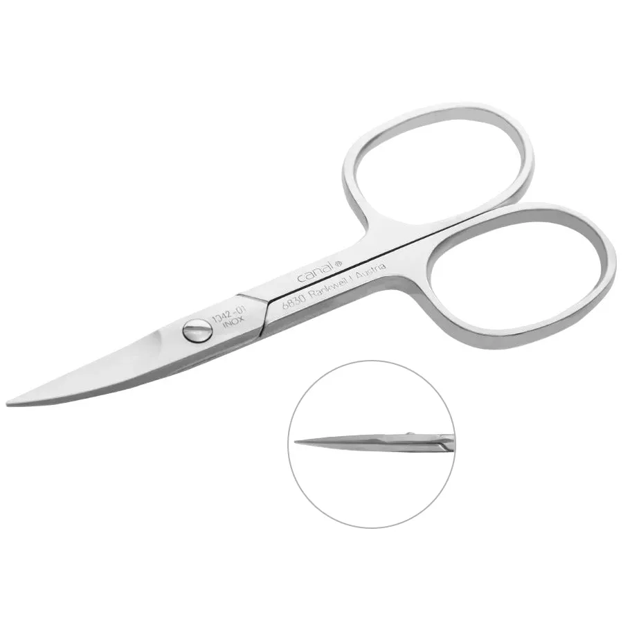 Canal Instrumente 1013-01 Nagelschere gebogen rostfrei 9 cm