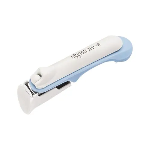 Nippes Solingen Baby Nagelknipser Blau 8 cm abgerundet